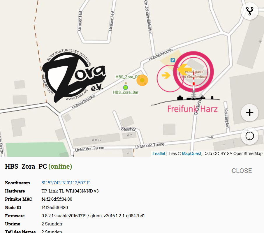 Zora goes Freifunk - Offenes ksotenloses WLAN für alle!